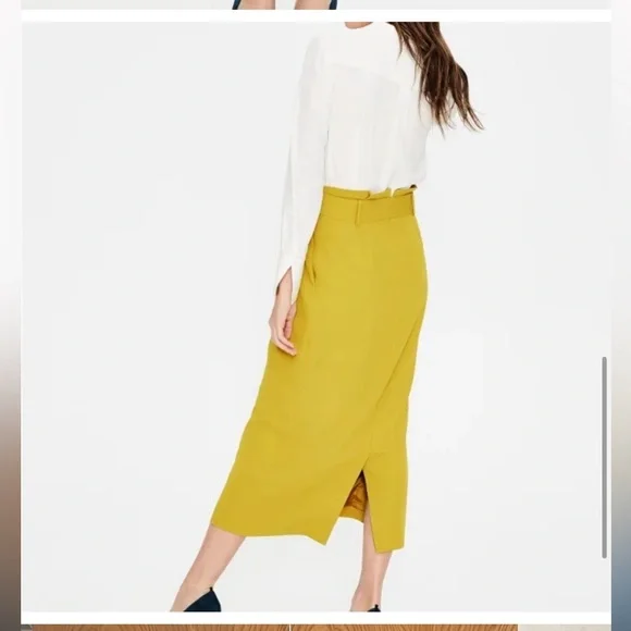 Boden midi skirt melina citron - Picture 5 of 12